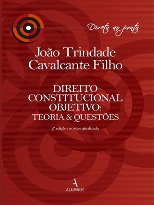 cover image of Direito Constitucional Objetivo